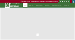 Desktop Screenshot of cheuvrontchiropractic.com